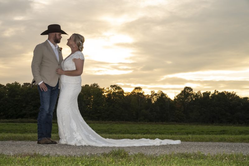 Photoshoot by the field