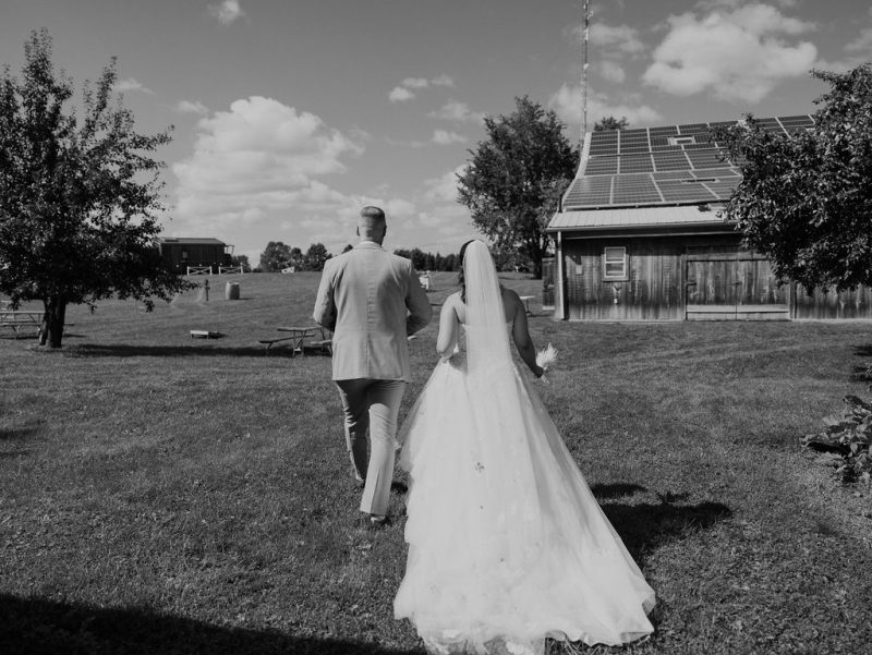 Photoshoot outside the barn